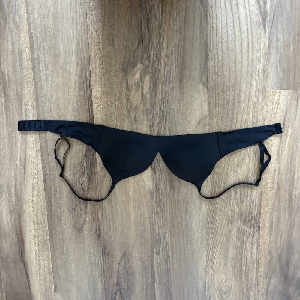 Gap Body Bra 34B Black Lightweight Lightly Padded Wireless Adjustable Straps - Picture 9 of 12
